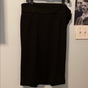 High Quality Material Black Pencil Skirt